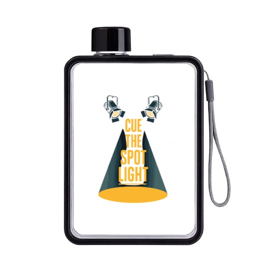 Theater Kid Drama Club Musical Theater Nerd Stage Flat Water Bottles