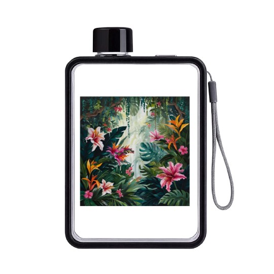 Wild flowers Flat Water Bottles