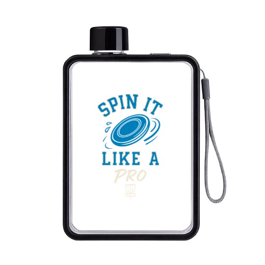 Disc Golf Coach Flat Water Bottles Disc Golf Instructor Frisbee