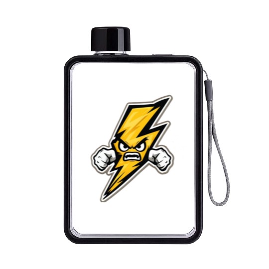 Gothic Lightning – Shock Mode Activated Flat Water Bottles