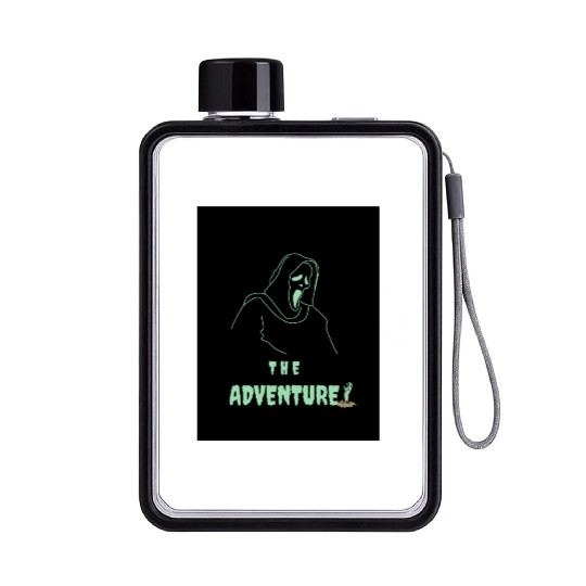 The Adventure Ghostface Flat Water Bottles