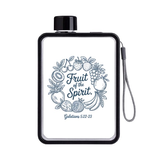 Fruit of the Spirit Christian Summer Flat Water Bottles