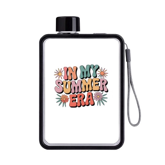 In My Summer Era Groovy Flat Water Bottles
