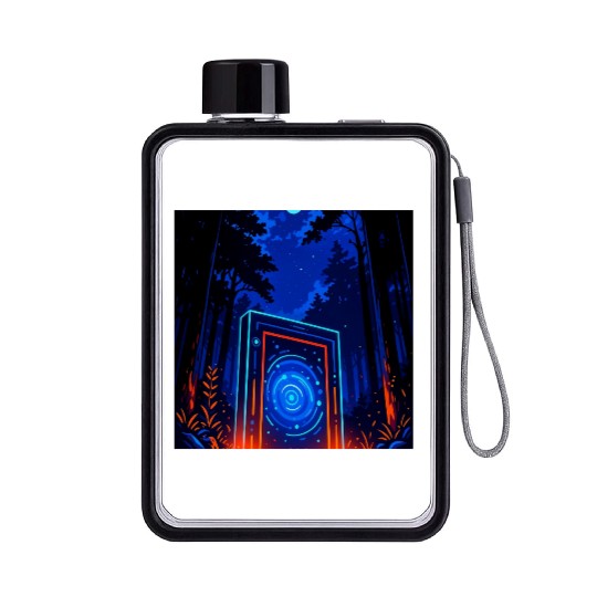 Forest Portal Flat Water Bottles