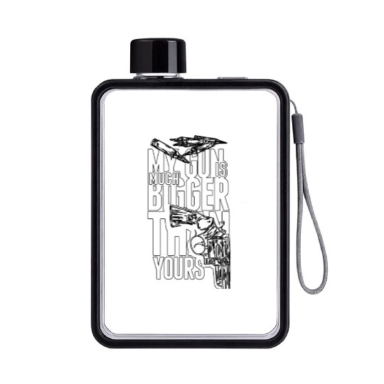 MY GUN Be For the Youth of the Street Flat Water Bottles