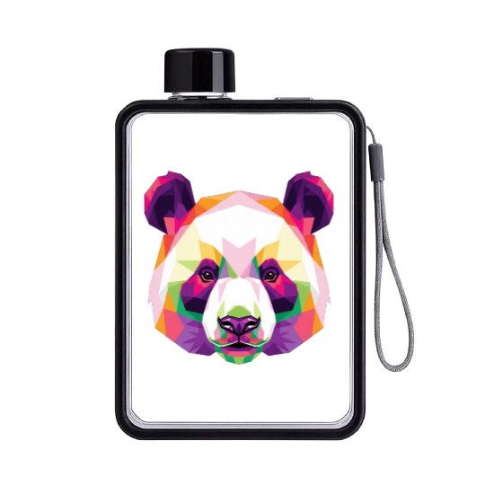 galaxy panda Flat Water Bottles