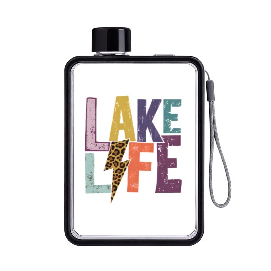 Lake Life bolt Flat Water Bottles