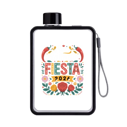 San Antonio 2026 Fiesta Cinco De Mayo Texas Flat Water Bottles