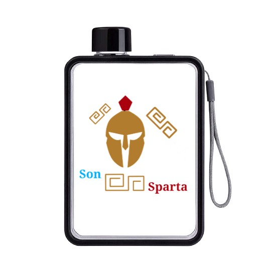 Son Of Sparta Flat Water Bottles