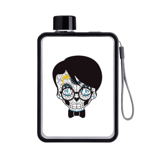 Electric Skull – Geek Meets Style Flat Water Bottles