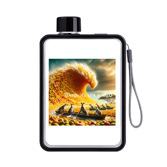 Embrace the Mango Flat Water Bottles