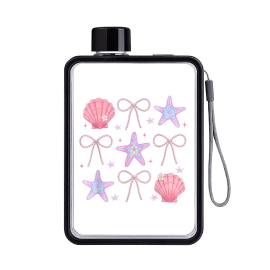 Under the Sea Sparkle Flat Water Bottles