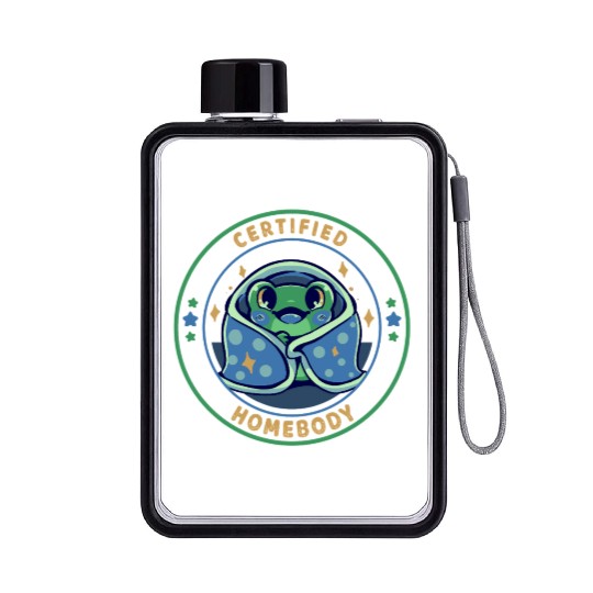 Certified Homebody Flat Water Bottles