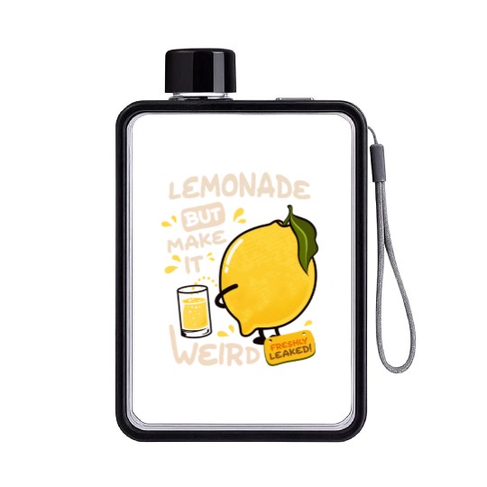 Lemonade Freshly Leaked Flat Water Bottles