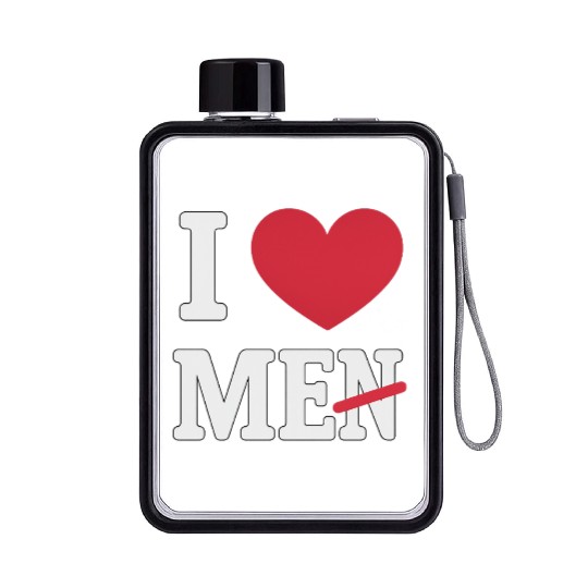 I Love Me – Funny Self-Love Statement Flat Water Bottles
