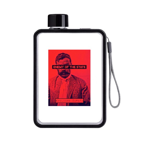 Emiliano Zapata (EOTS) (R) Flat Water Bottles