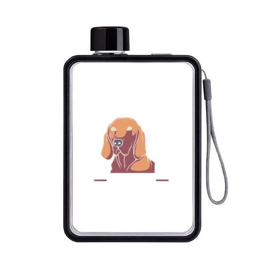 Therapy Dog Treatment Dog Lover Flat Water Bottles