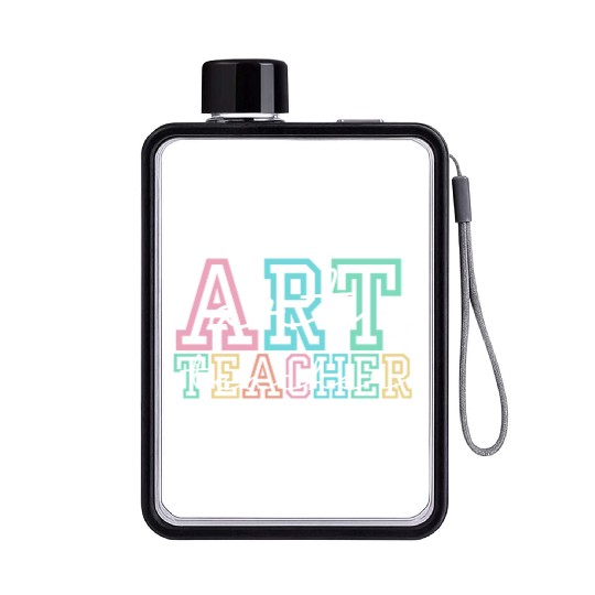 Art Teacher Flat Water Bottles, Teacher Definition Flat Water Bottles, Art T