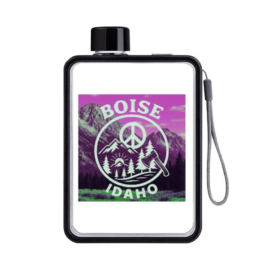 Boise, Idaho (P) Flat Water Bottles