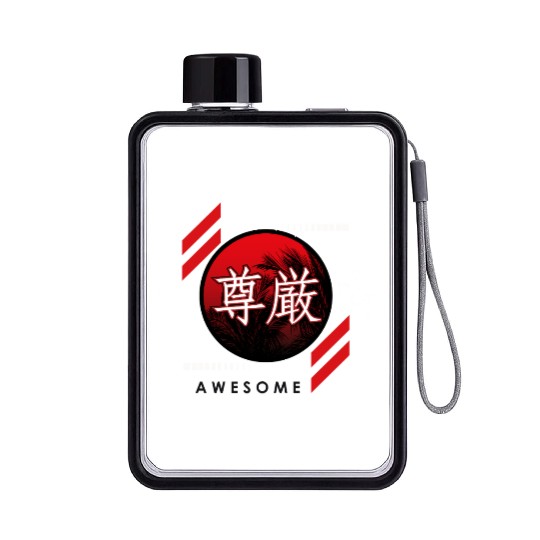 Tokyo Sunset Awesome Flat Water Bottles