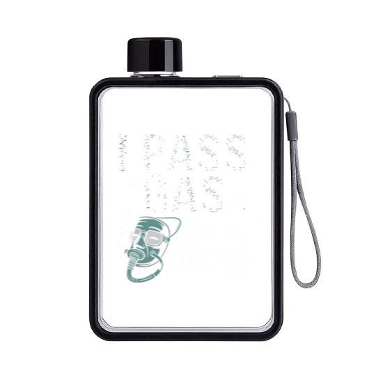 Life Support Medical Illustration Flat Water Bottles