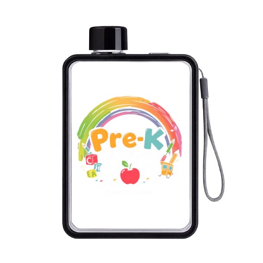 Pre K Flat Water Bottles PreSchool Pre K Teacher  Back to School