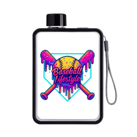 Baseball Lifestyle Apparel Youth Baseball Drip Ice Flat Water Bottles
