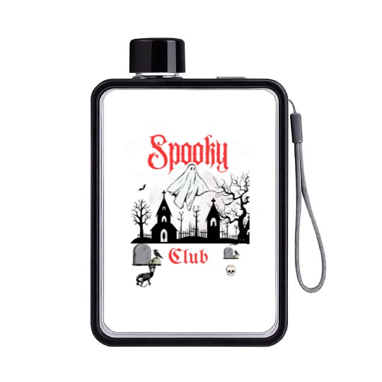 Spooky Club – Gothic Graveyard V Flat Water Bottles