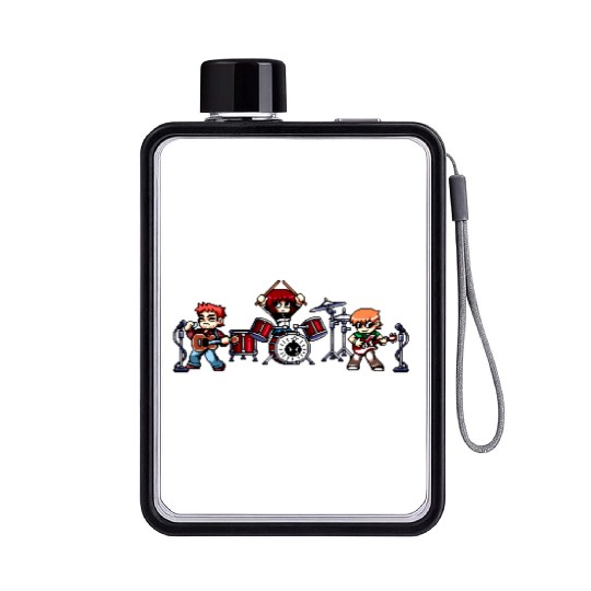 Scott Pilgrim Band Flat Water Bottles