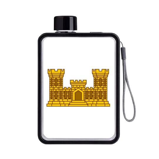 US Army Engineers Flat Water Bottles