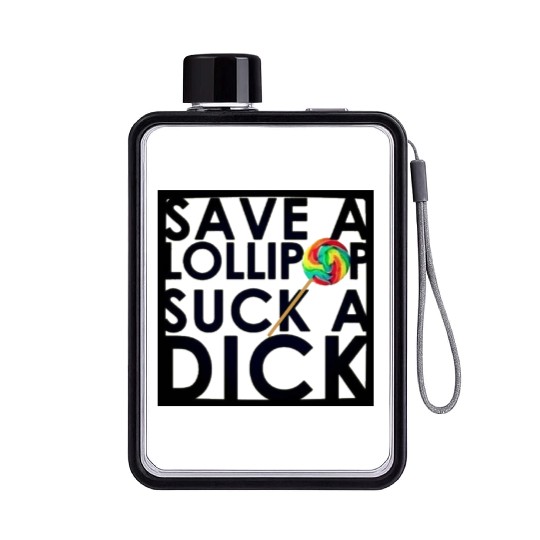 Save A Lollipop Flat Water Bottles