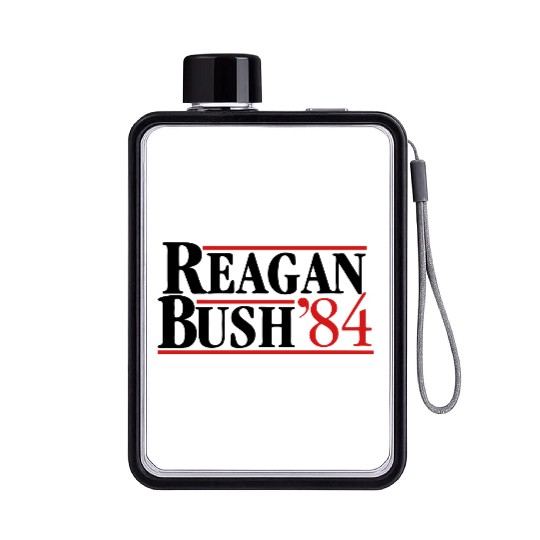 Reagan Bush '84 Flat Water Bottles