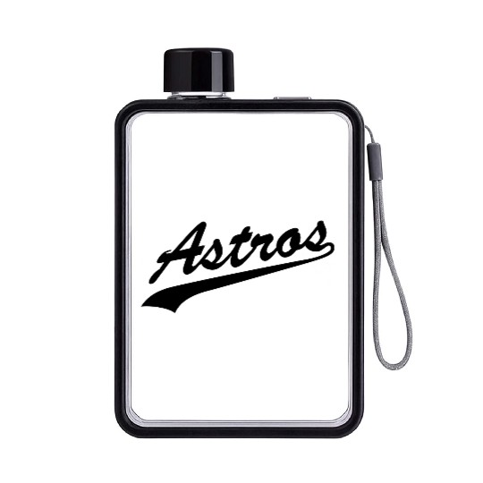 Astros Flat Water Bottles