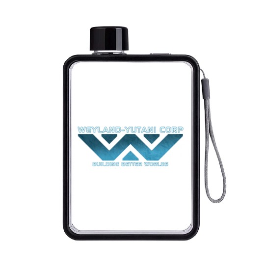 Weyland Yutani Corp: Building Better Worlds Flat Water Bottles