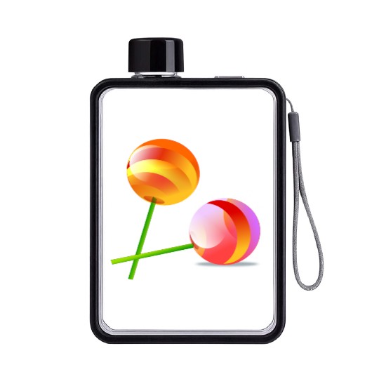 lollipop Flat Water Bottles