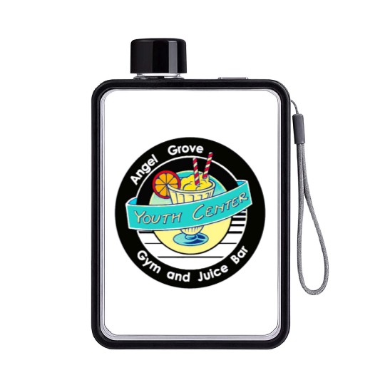 Angel Grove Youth Center - Gym & Juice Bar Flat Water Bottles