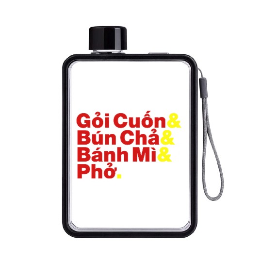 Vietnamese / Vietnam Street Food Flat Water Bottles