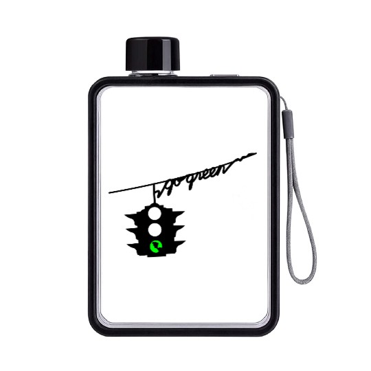 Go Green Flat Water Bottles