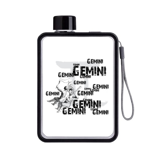gemini Flat Water Bottles