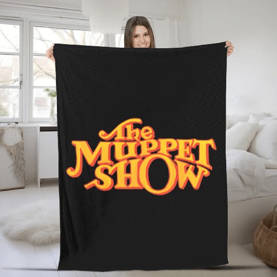 Disney The Muppets Official The Muppet Show Logo Fleece Blankets