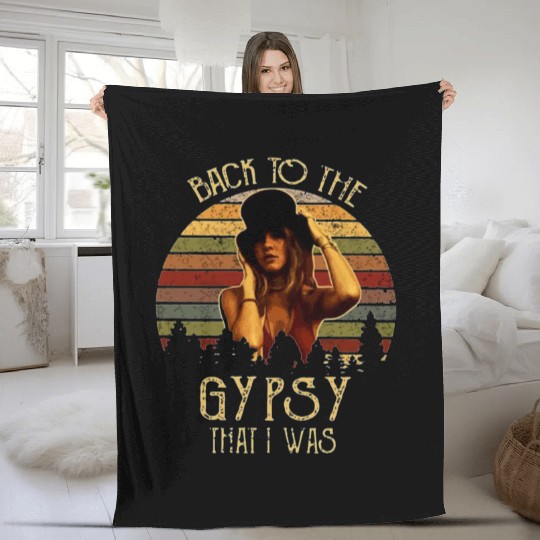 Stevie Nicks Back To The Gypsy Classic Fleece Blankets