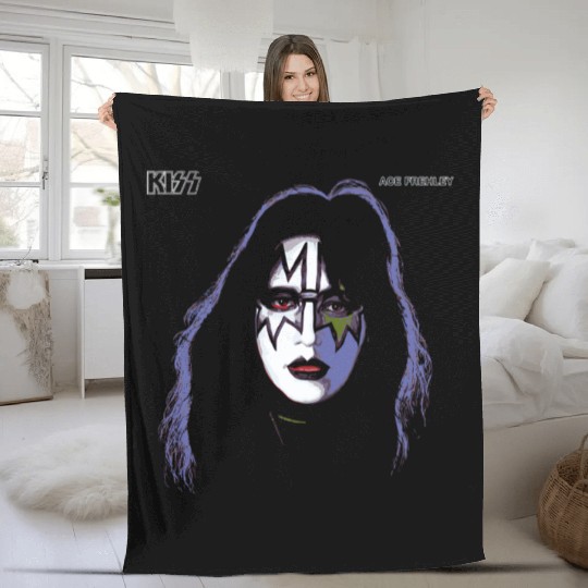 Kiss 1978 Ace Frehley Fleece Blankets