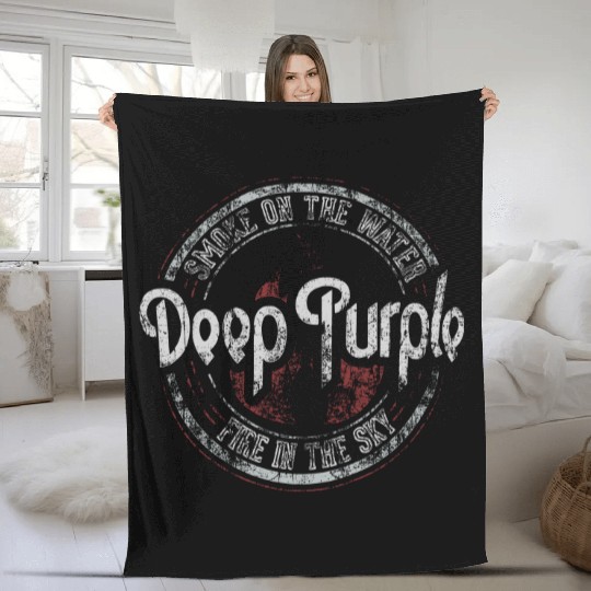 Deep Purple Rock Band Trend Fleece Blankets