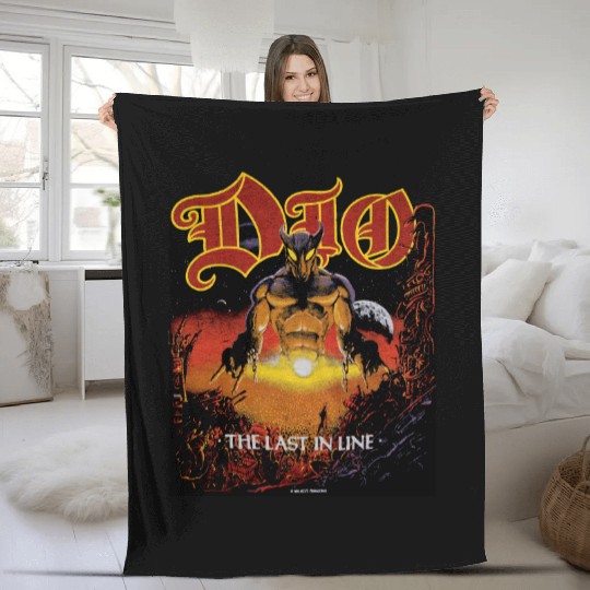 Dio Last In Line Tour VTG 80s Heavy Metal Rock Band Concert Music Fleece Blankets 2022