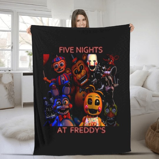FNAF 2 animatronics Fleece Blankets