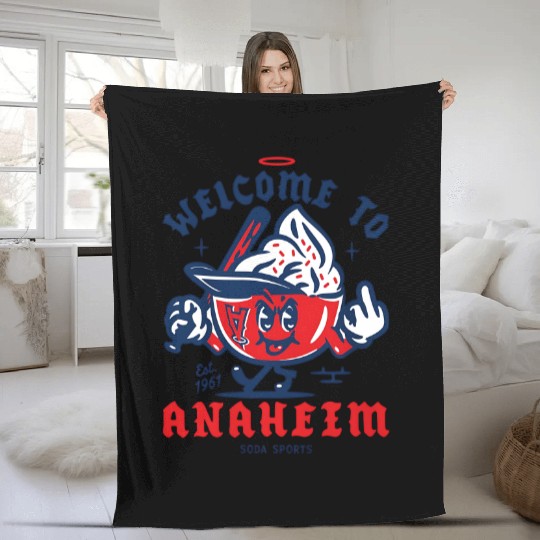 Anaheim Angels Welcome unisex Fleece Blankets