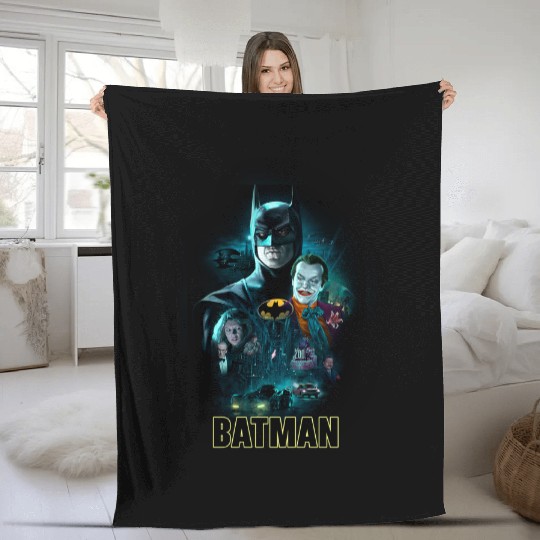 Batman Fleece Blankets, Old Batman Movie Fleece Blankets