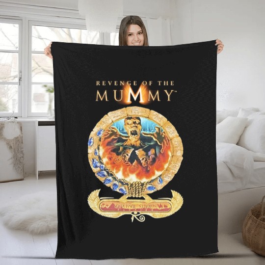 Vintage Universal Studios Revenge Of The Mummy Promo Fleece Blankets