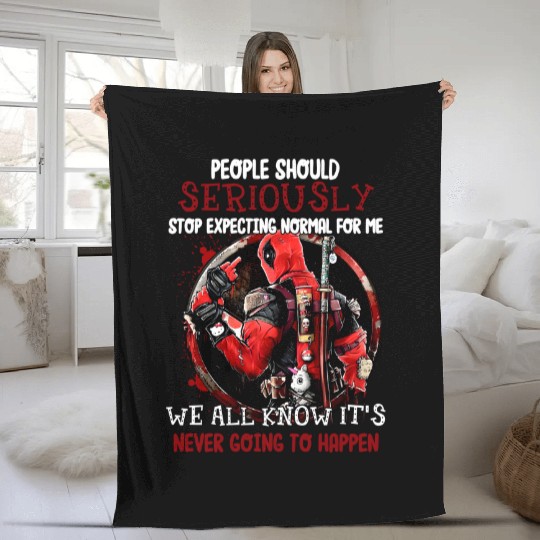 Marvel Deadpool Fleece Blankets, Deadpool Fleece Blankets, Disneyland Matching Fleece Blankets