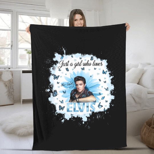 Elvis Presley Fleece Blankets, Elvis Presley Gift, Elvis Presley Merch, Gift for Elvis Presley Fan